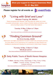 Hospice Awareness Week events